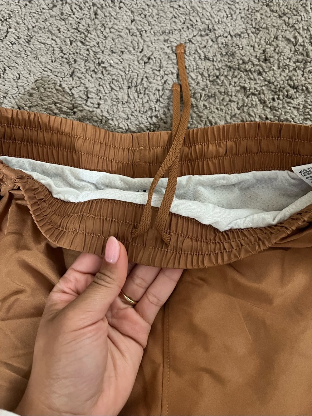 Under Armour Women's Burnt Orange Performance Shorts - Picture 5 of 7